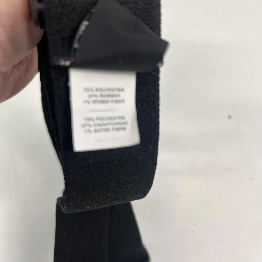 NWT Patagonia Stretch Wading Belt Medium Black USA Rubber Expandable